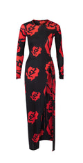 Vivian dress - Floral Red