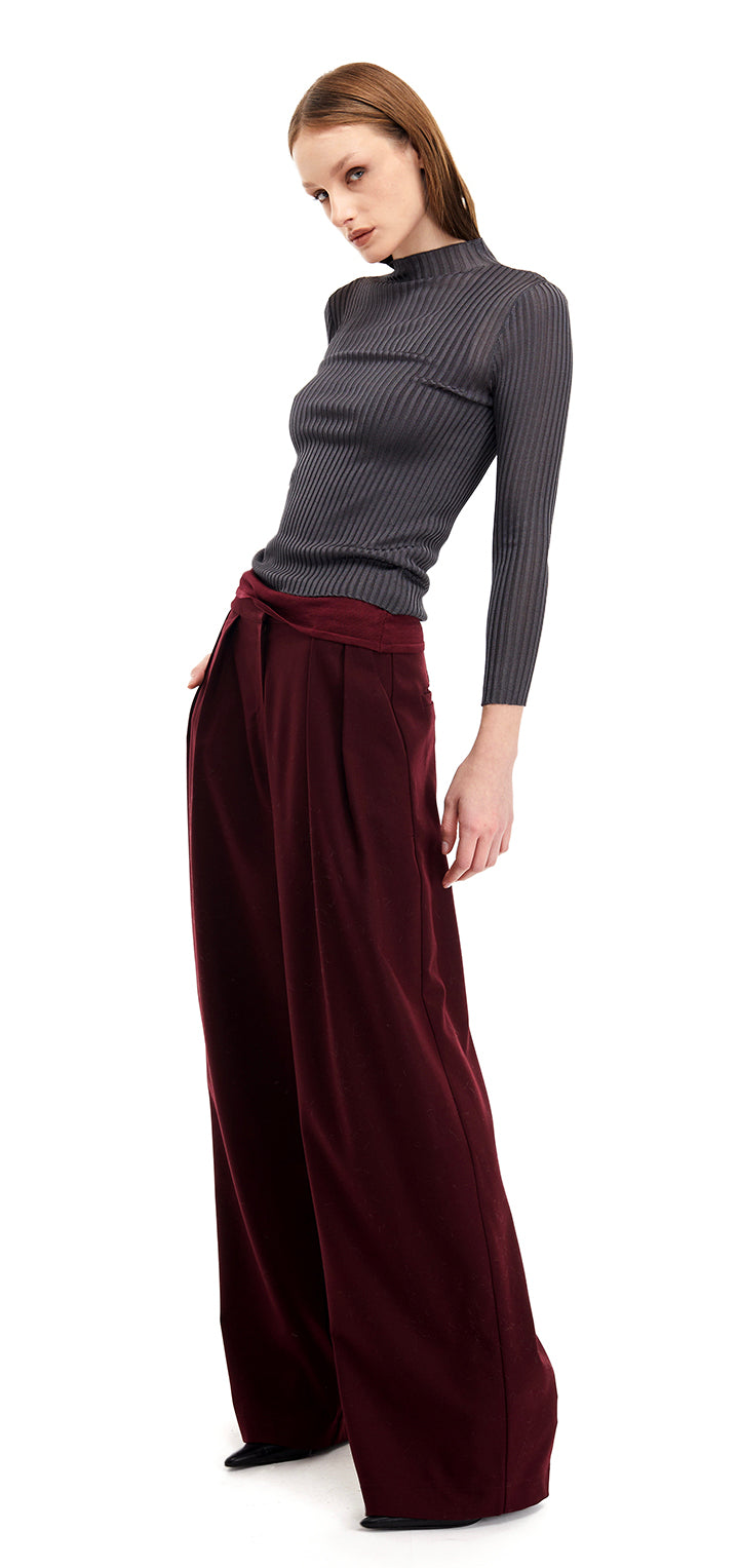 Hedi pants- Burgundy