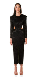 Nix Silk Dress - Black