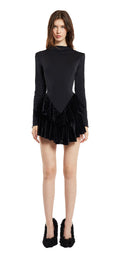 Cha mini dress- Black