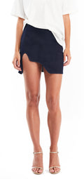 Liza Mini Skirt - Dark Denim