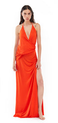 Moon maxi dress - Orange