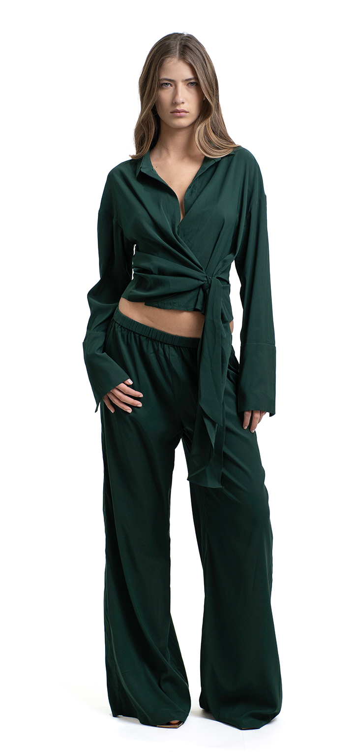 Gisele Top - Green matt