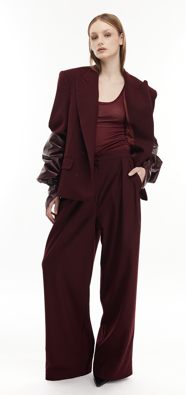 Hedi pants- Burgundy