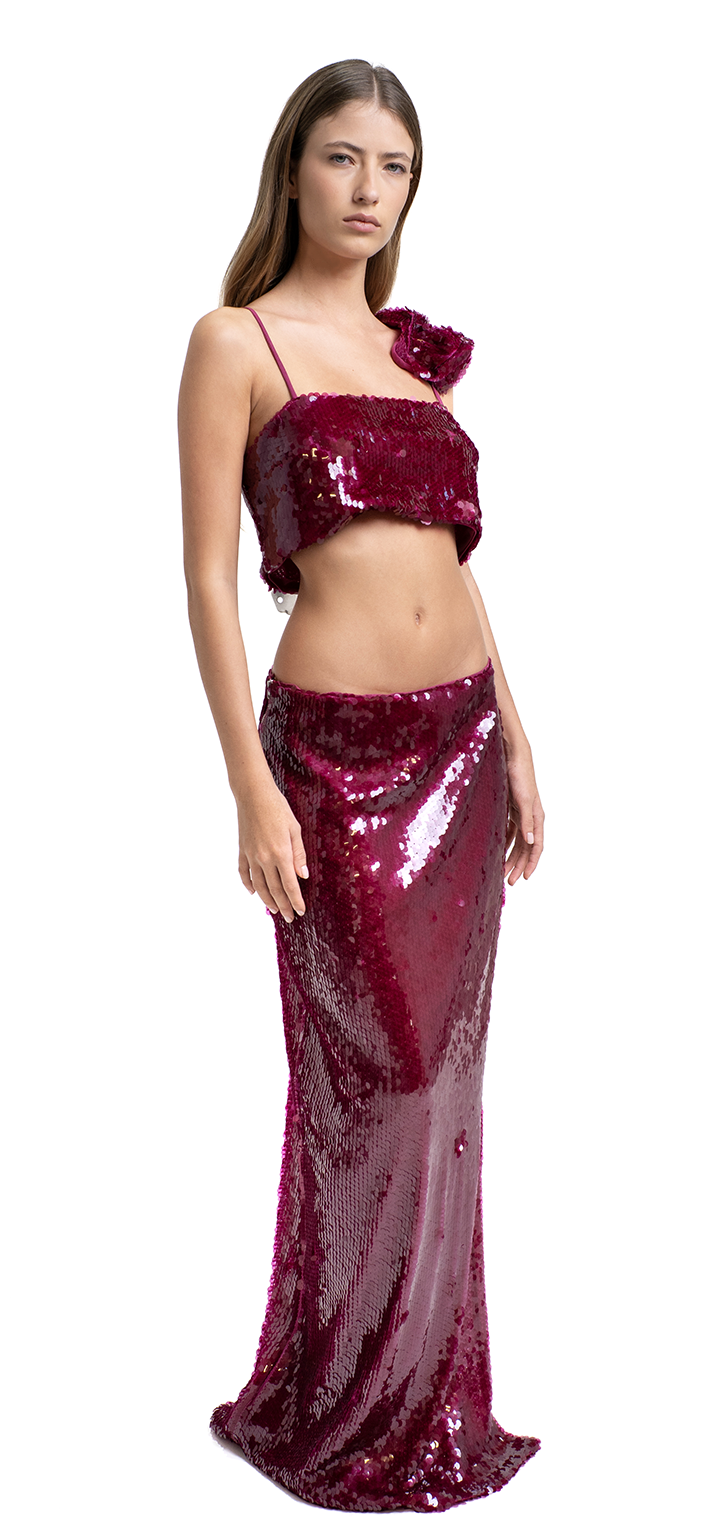 Mela sequins top - Pink