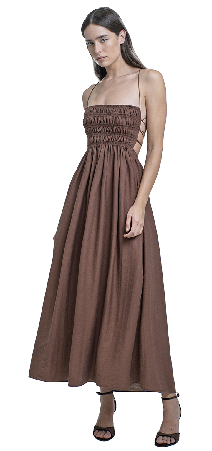 Taylor dress- Brown