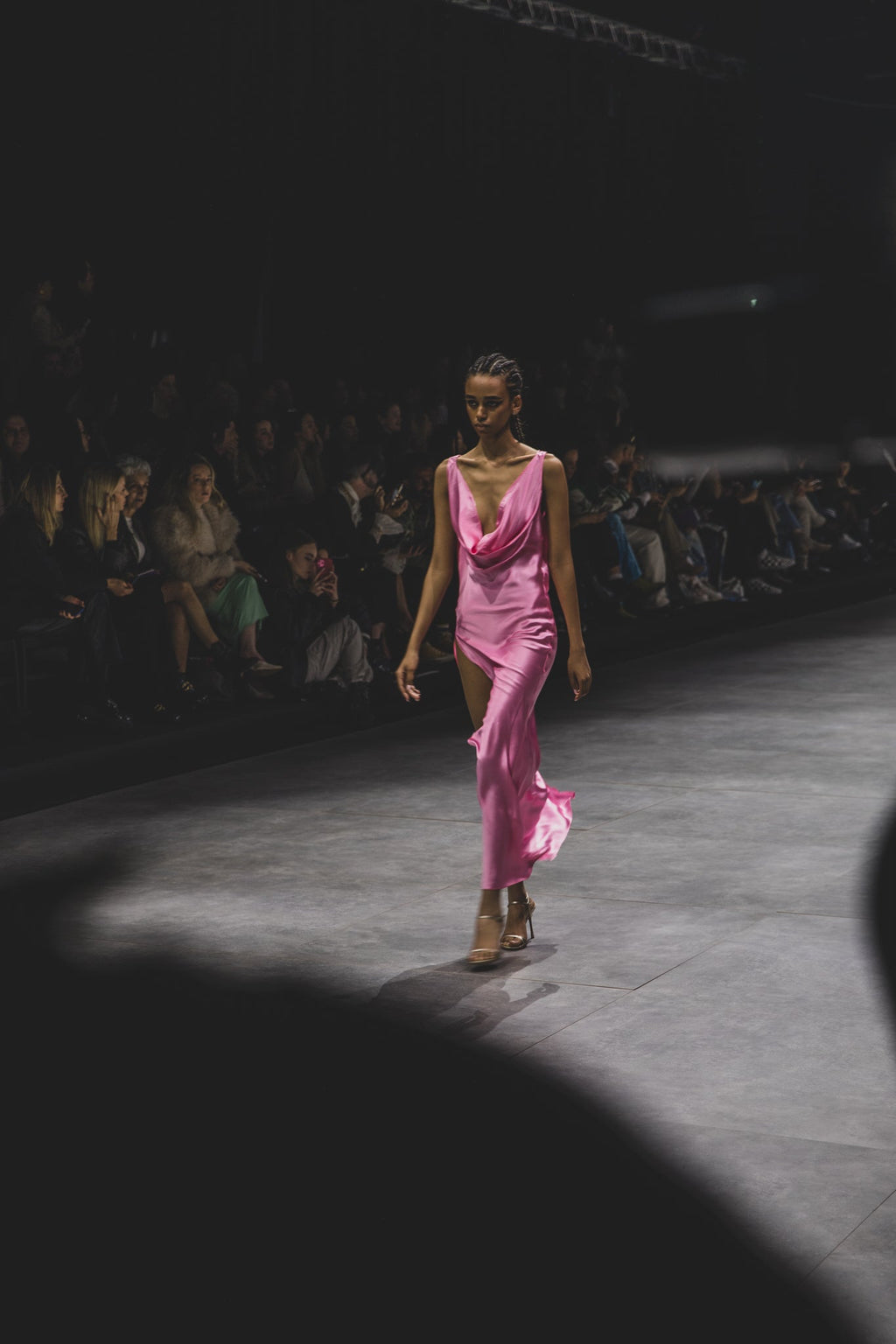 Venus Silk Dress - Candy Pink